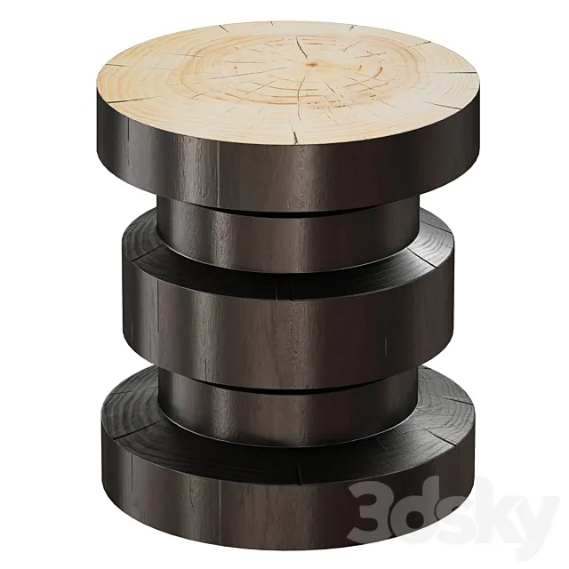 Wanders End Table (Crate and Barrel) 3D Model