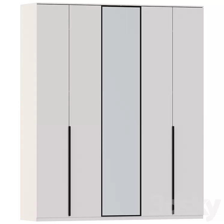 Wardrobe 002 3D Model Free