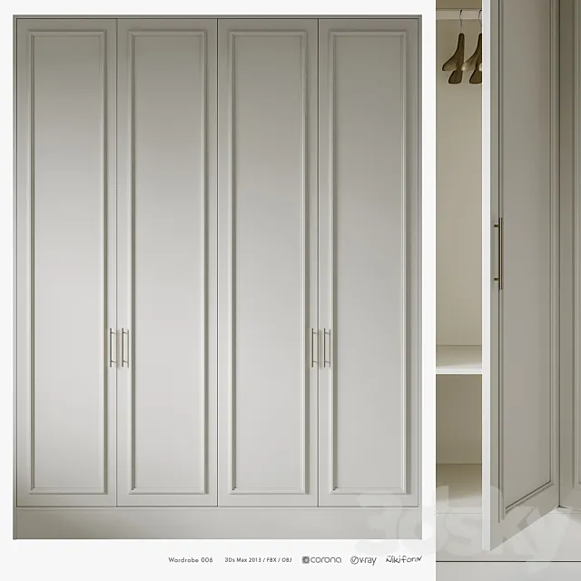 Wardrobe 006 3DModel