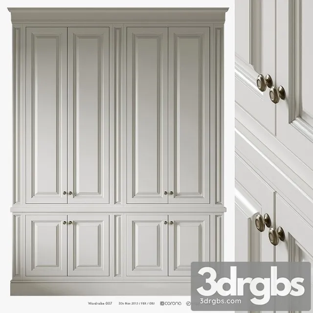 Wardrobe 007 3D Model Free
