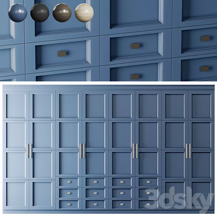 wardrobe 01 3D Model Free