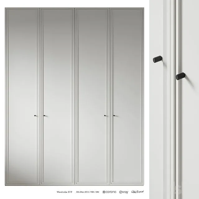Wardrobe 019 3D Model