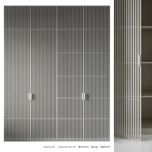 Wardrobe 027 3D Model