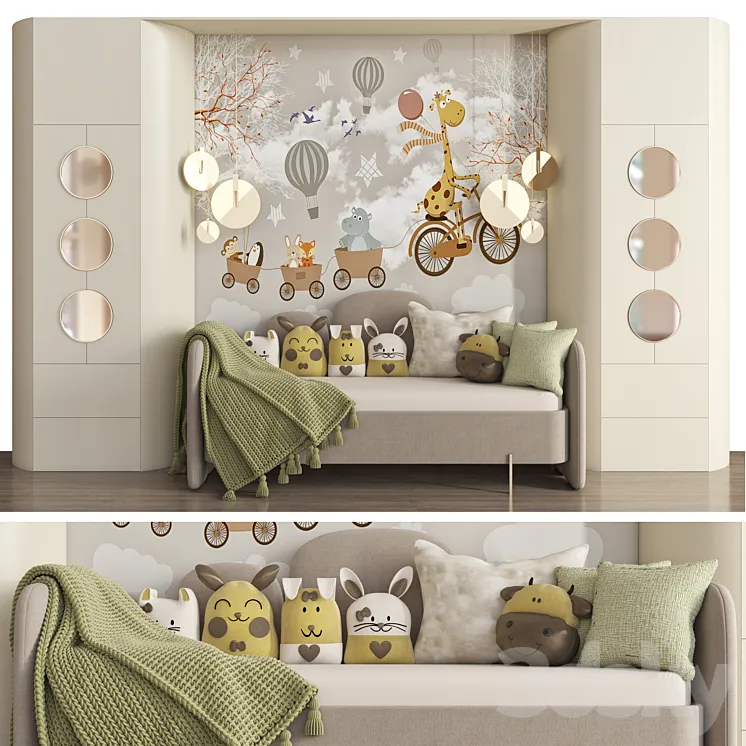 wardrobe 107 3D Model Free