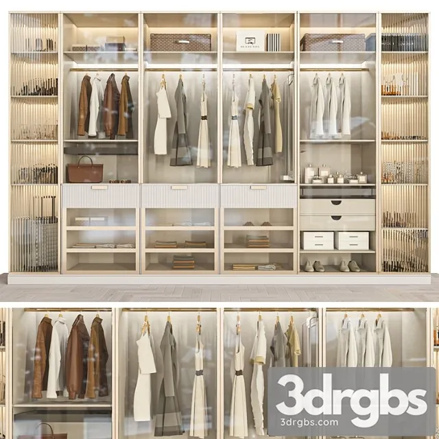 Wardrobe 121 1 3D Model Free