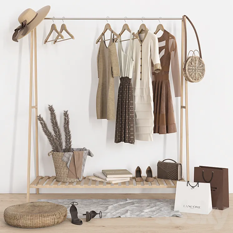 wardrobe 131 3D Model Free