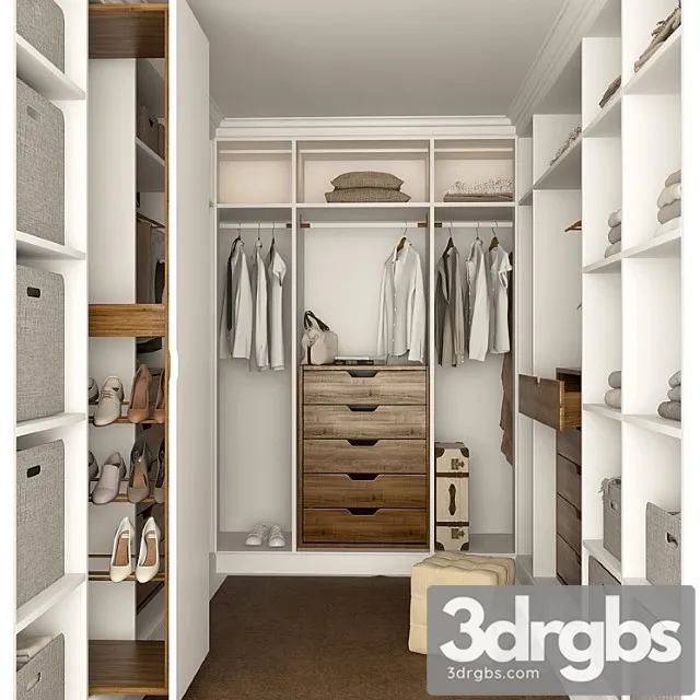 Wardrobe 14 2 3D Model Free