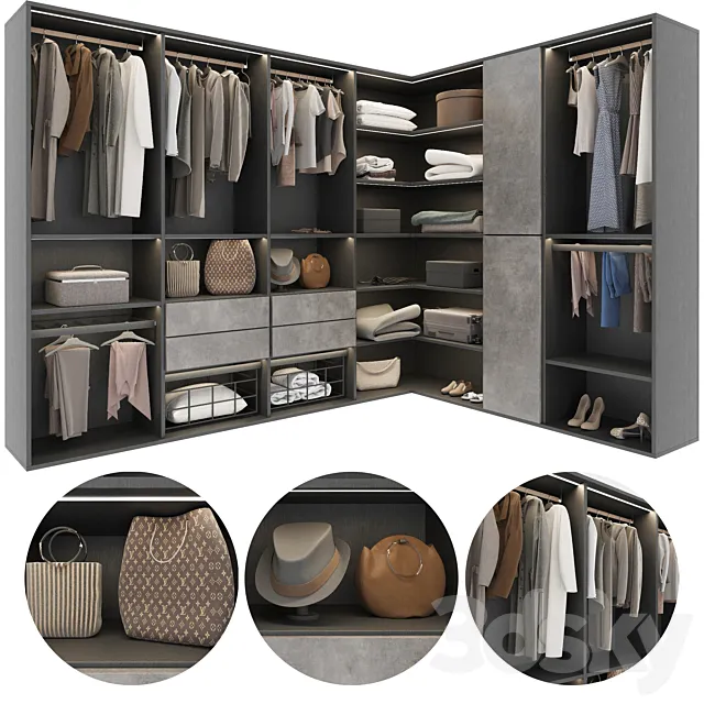 Wardrobe 24_ wardrobe 3D Model