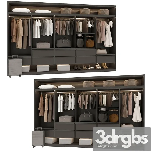 Wardrobe 3 3D Model Free