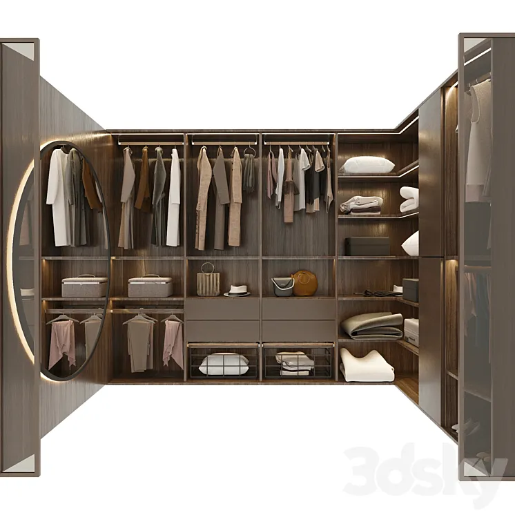Wardrobe 3D Model Free