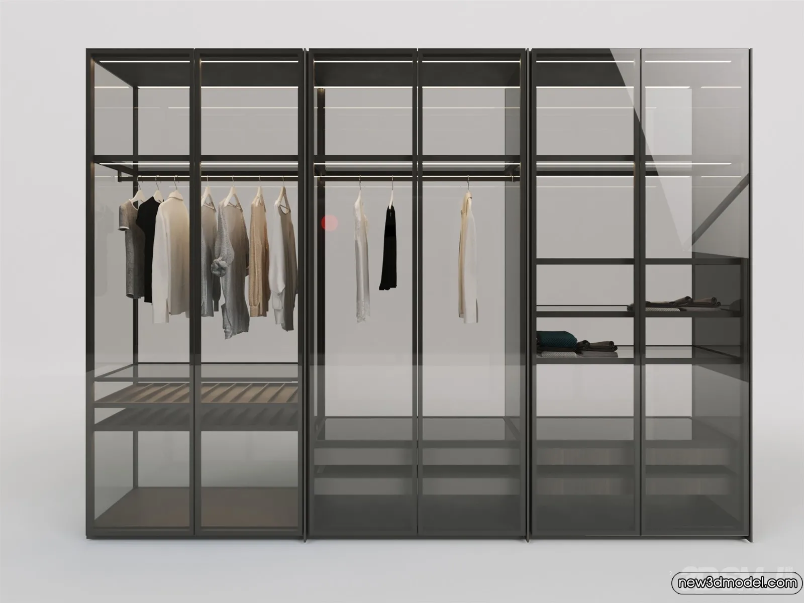 Wardrobe 3D Models - 3D Furniture for Interior Design - 002