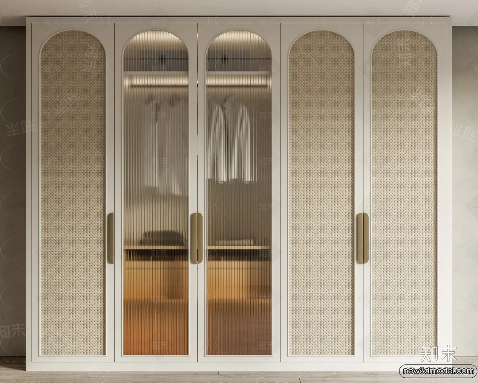 Wardrobe 3D Models - 3D Furniture for Interior Design - 009