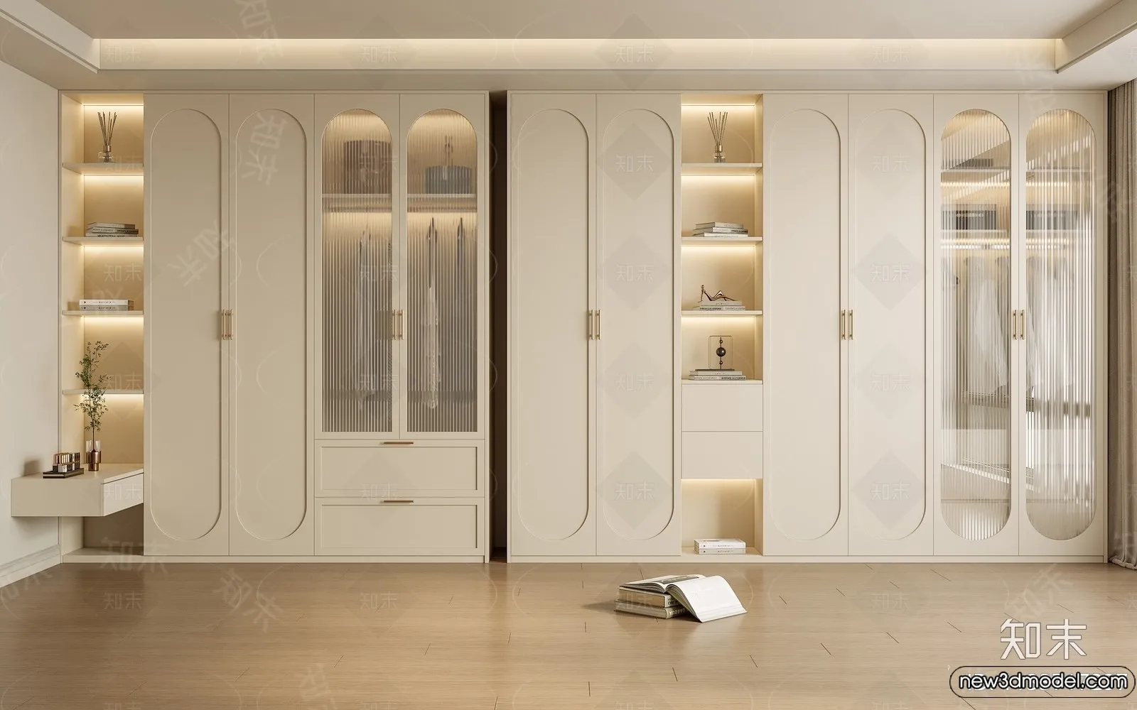 Wardrobe 3D Models - 3D Furniture for Interior Design - 015