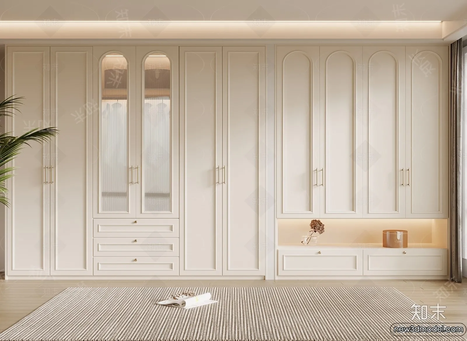 Wardrobe 3D Models - 3D Furniture for Interior Design - 018