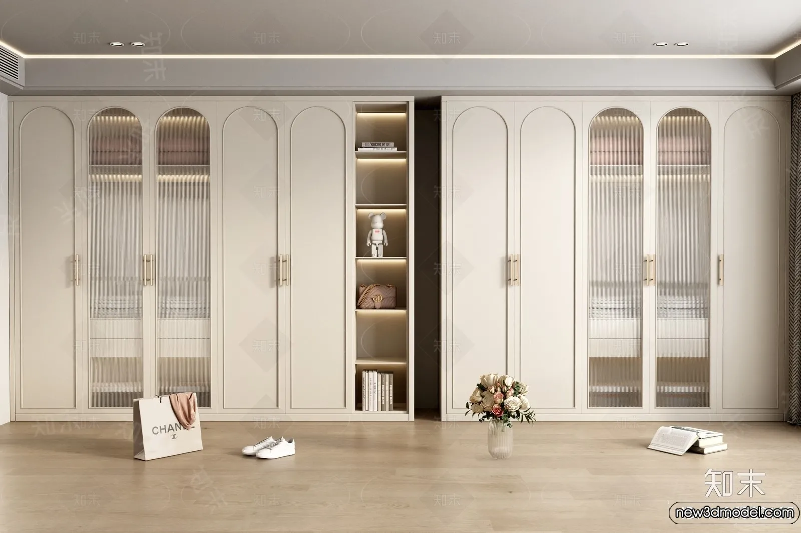 Wardrobe 3D Models - 3D Furniture for Interior Design - 031