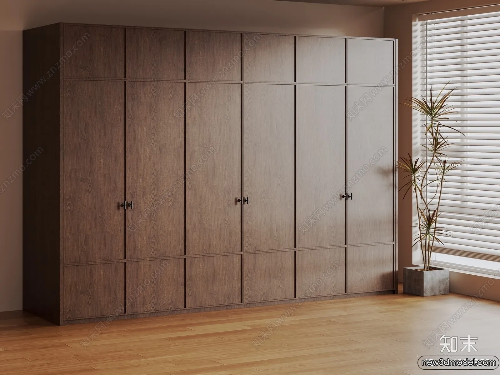 Wardrobe 3D Models - 3D Furniture for Interior Design - 117
