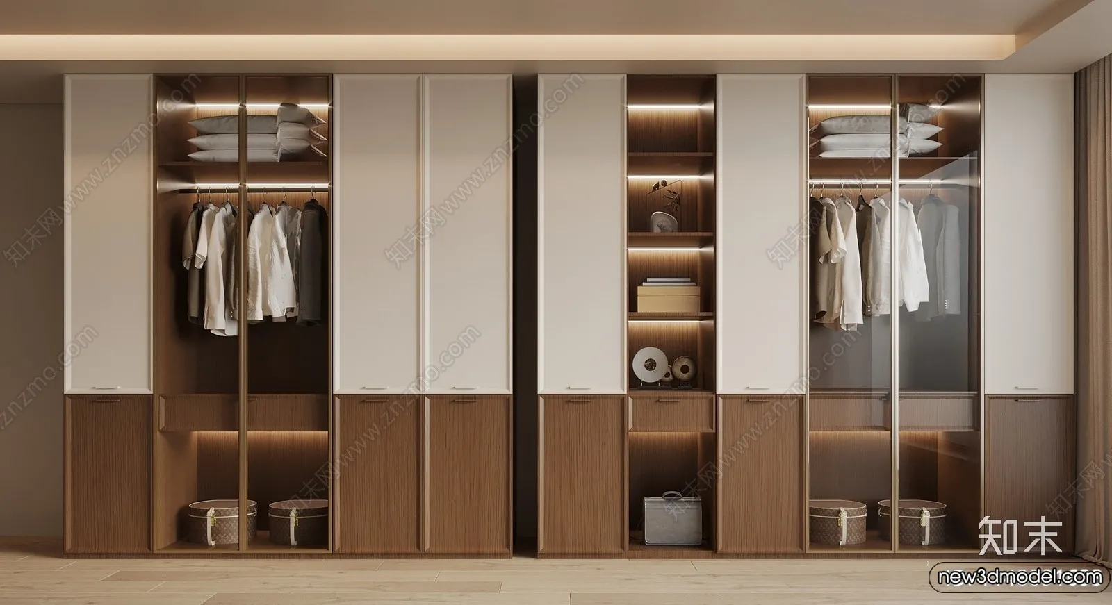 Wardrobe 3D Models - 3D Furniture for Interior Design - 119