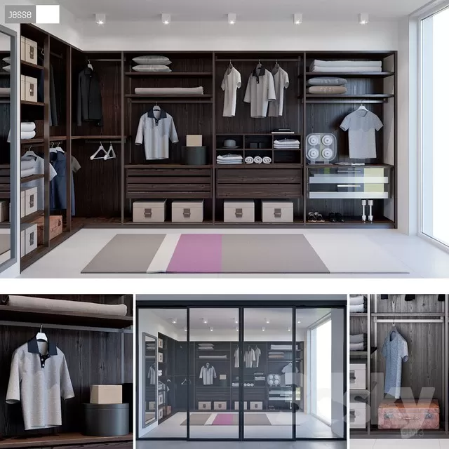 WARDROBE 3D MODELS - 3D MODELS - 3DSKY FREE MODELS