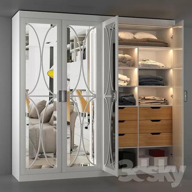 WARDROBE 3D MODELS - 3D MODELS - 3DSKY FREE MODELS