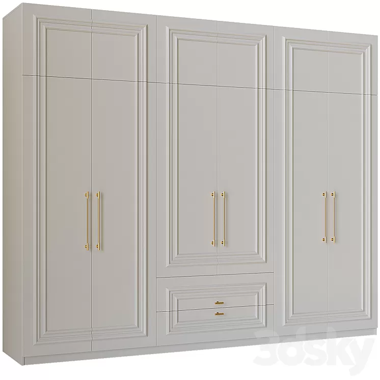 Wardrobe 7 3D Model Free