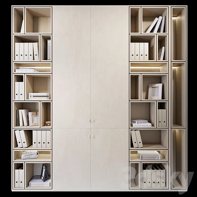 Wardrobe _ plywood 3D Model