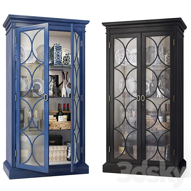 Wardrobe _ showcase Kensington Formal Black Jonathan Charlies 3D Model