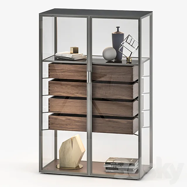 Wardrobe Alambra Rimadesio N2 3D Model