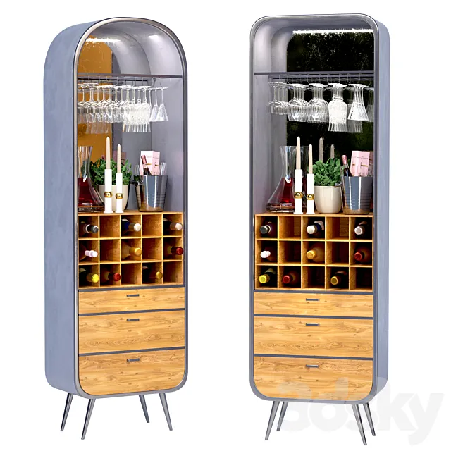 Wardrobe bar with alcohol Free Download