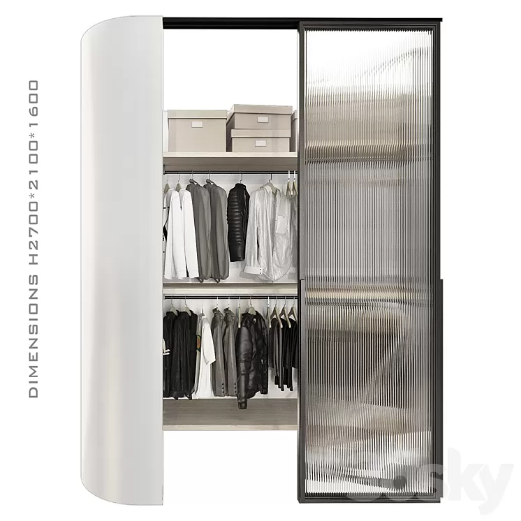 Wardrobe block_9 3D Model
