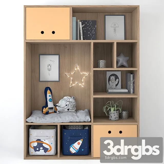 Wardrobe Children&_222 3D Model Download