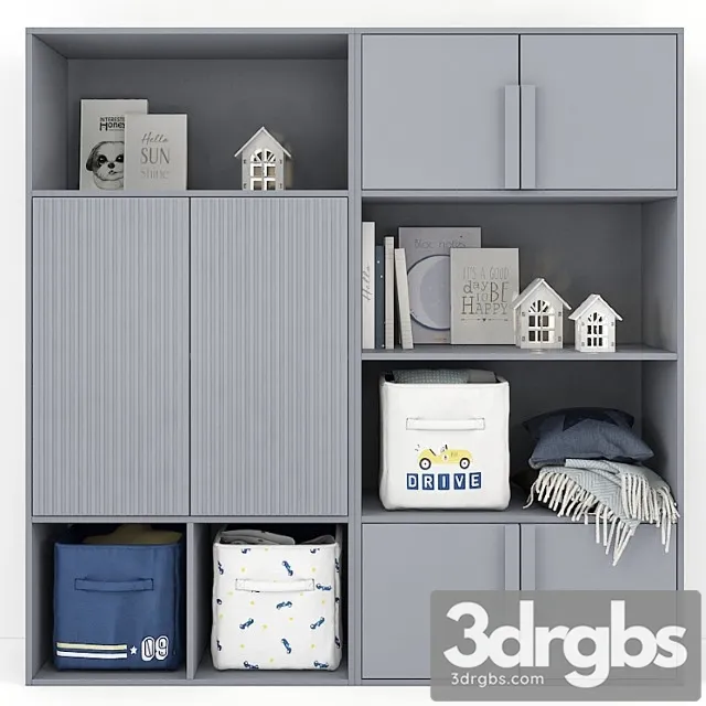 Wardrobe Children&_22_5 3D Model Free