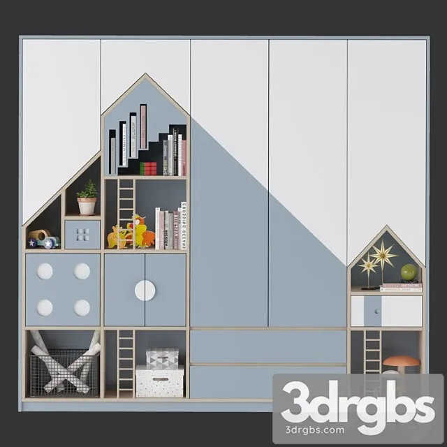 Wardrobe Childrens wardrobe 01