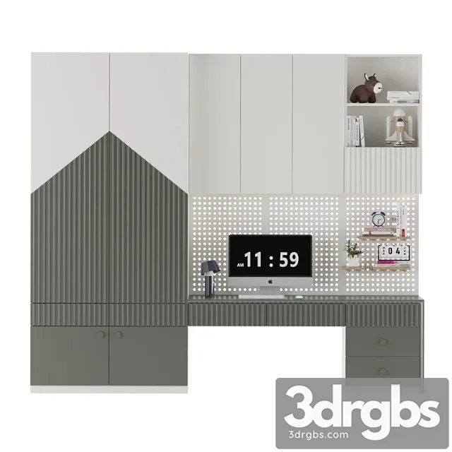 Wardrobe Childrens wardrobe 14 3D Model Free
