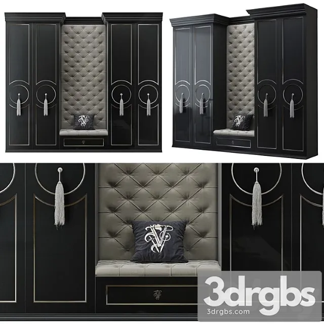 Wardrobe classic visionnaire 3D Model Free