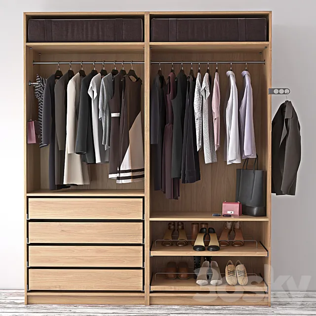 wardrobe clothes 3D Model