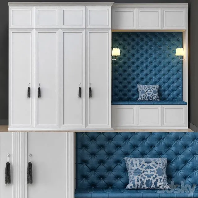 Wardrobe collection №10 3D Model