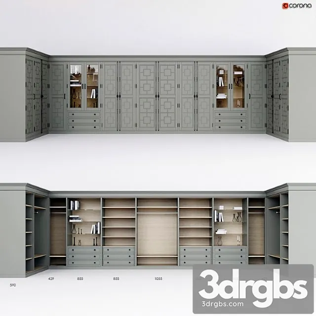 Wardrobe dantone home 4 3D Model Free