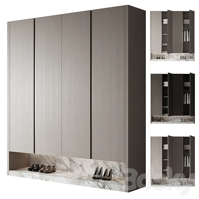 Wardrobe №22 Vray 3D Model
