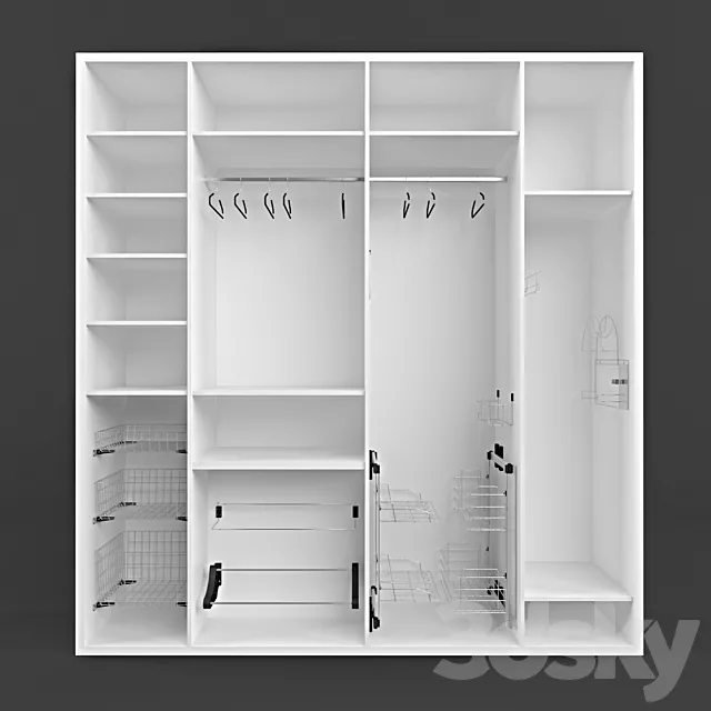 Wardrobe equipment 3D Model