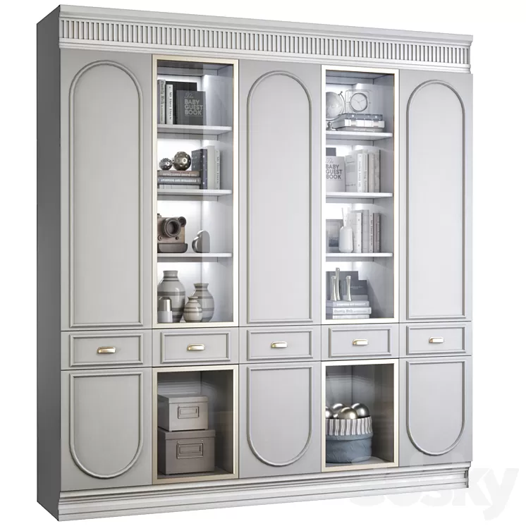 Wardrobe for the nursery 3D Model