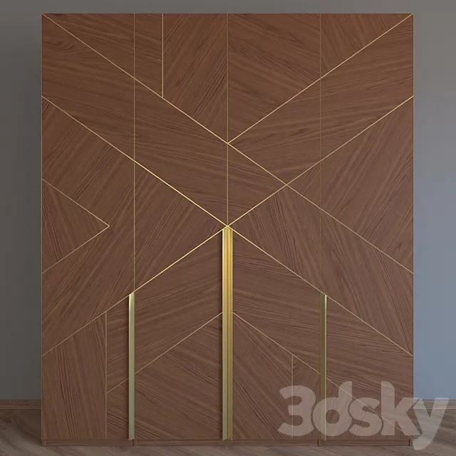 Wardrobe geometry 3D Model