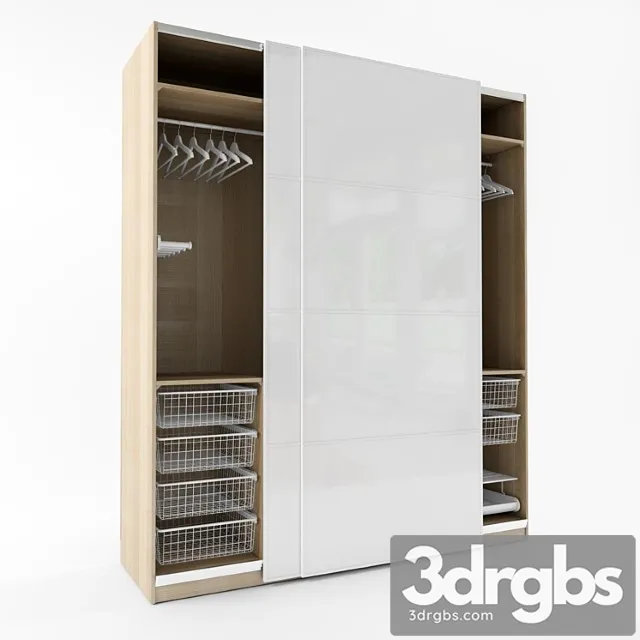 Wardrobe ikea pax 3D Model Free
