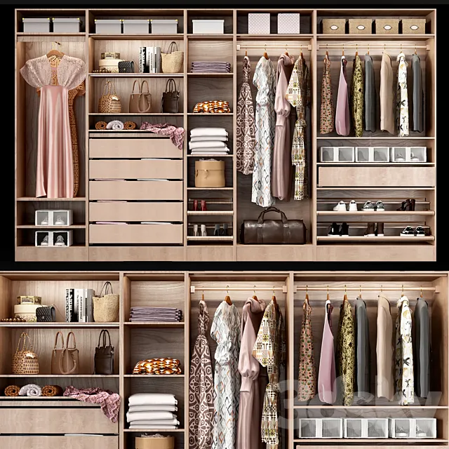 Wardrobe Ikea PAX 3DModel