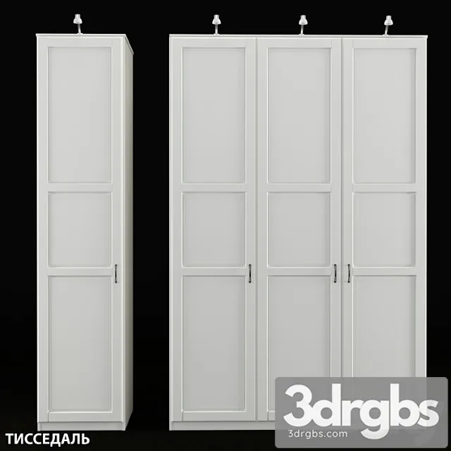 Wardrobe ikea tissedal 3D Model Free