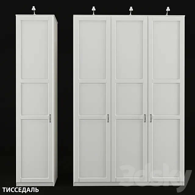Wardrobe IKEA TISSEDAL 3DModel