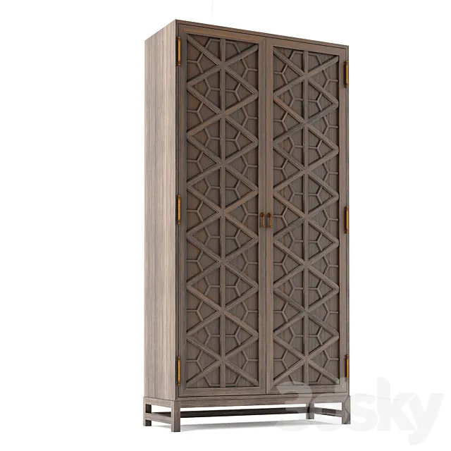 wardrobe in art deco style 3DModel