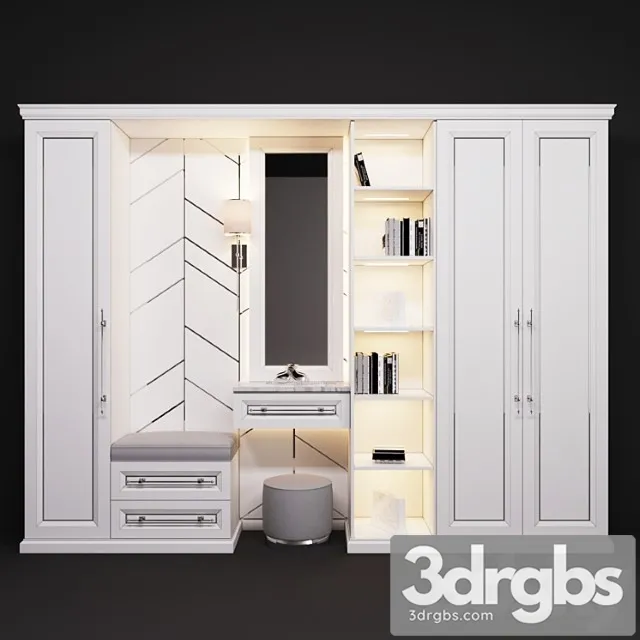 Wardrobe In Hallway 17 3D Model Free
