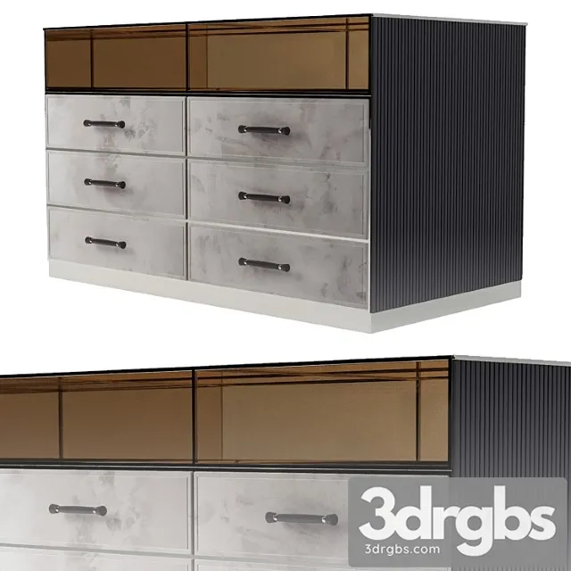 Wardrobe Island 01 3D Model Free