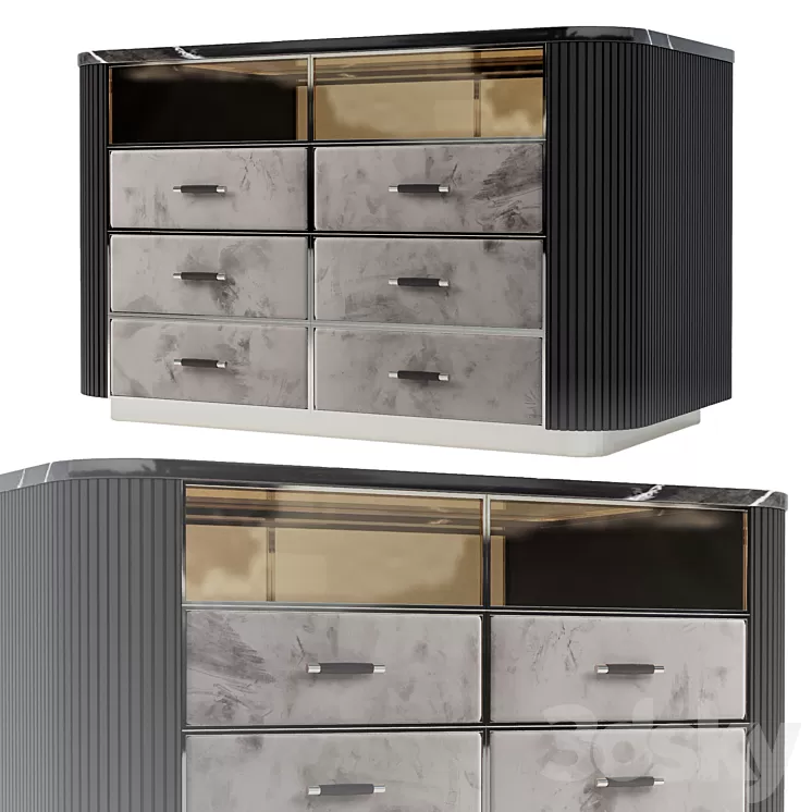 Wardrobe island 02 3D Model