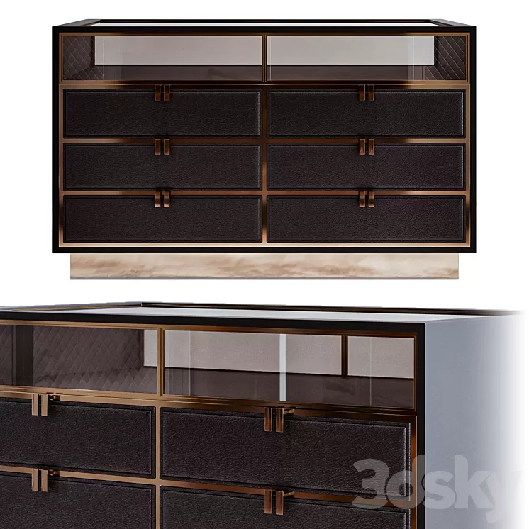 Wardrobe Island 04 3D Model Free